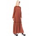 Casual abaya- Rust color Casual abaya- Rust color